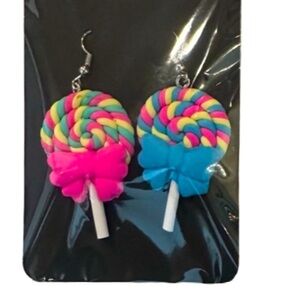 Lollipop Whimsical Dangle‎  Earrings